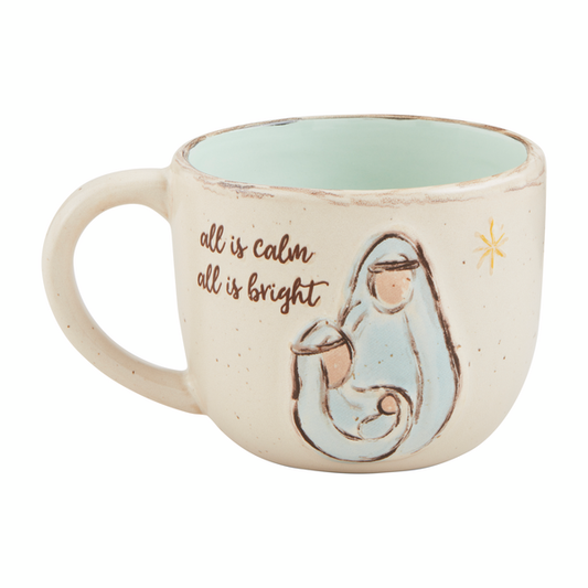 All is Calm Nativity Mug