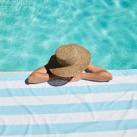 Cabana Beach Quick Dry Towel - Tulum Blue