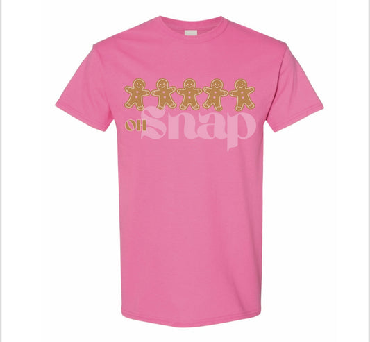 Oh Snap Gingerbread T Shirt