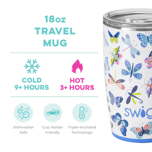 Butterfly Bliss Travel Mug 18oz