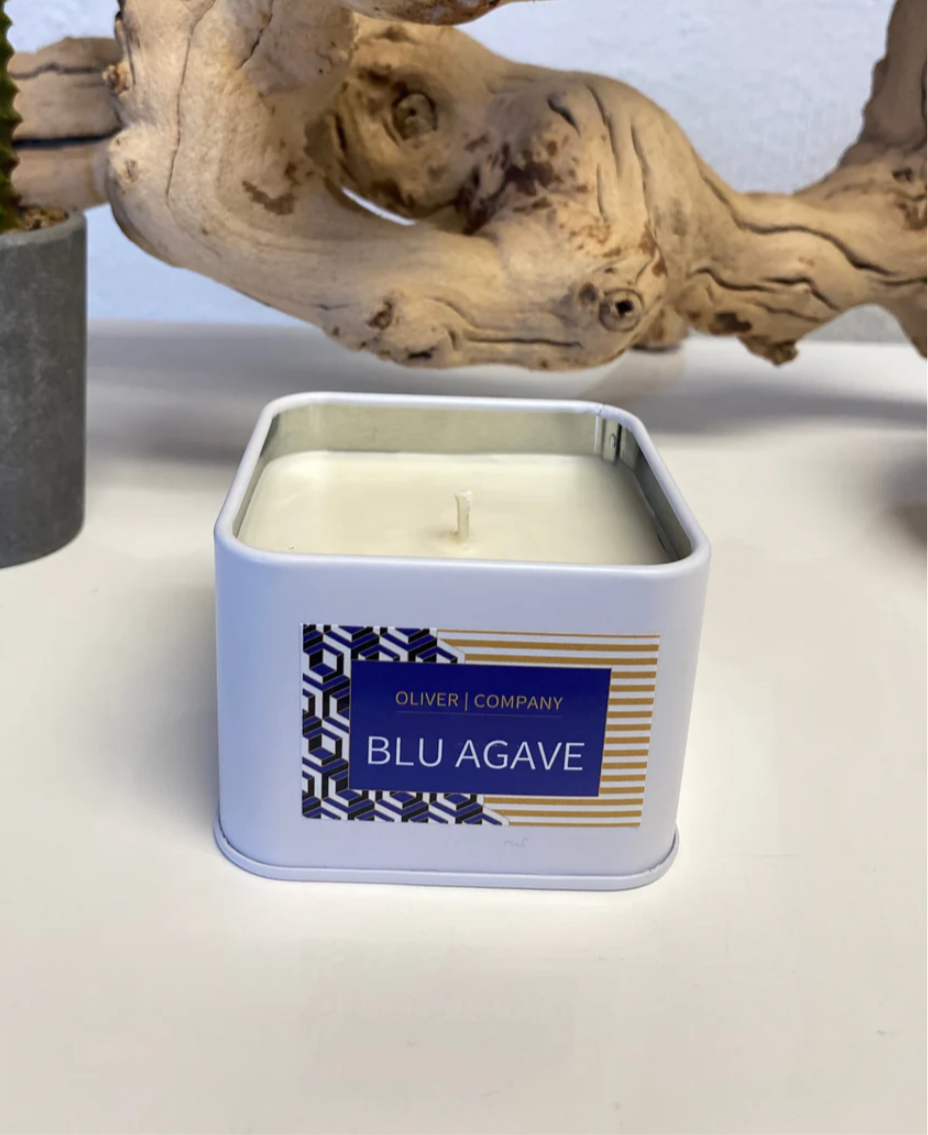 Blu Agave Travel Candle