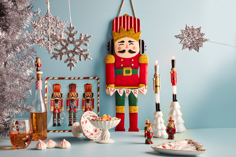 Nutcracker Glass Platter