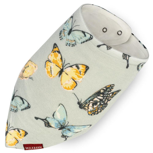 Butterfly Bamboo Three-Layer Kerchief Bib