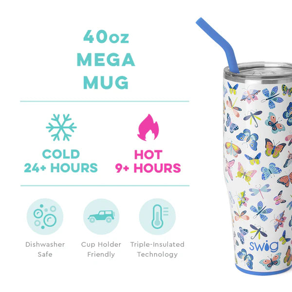 Butterfly Bliss Mega Mug 40oz