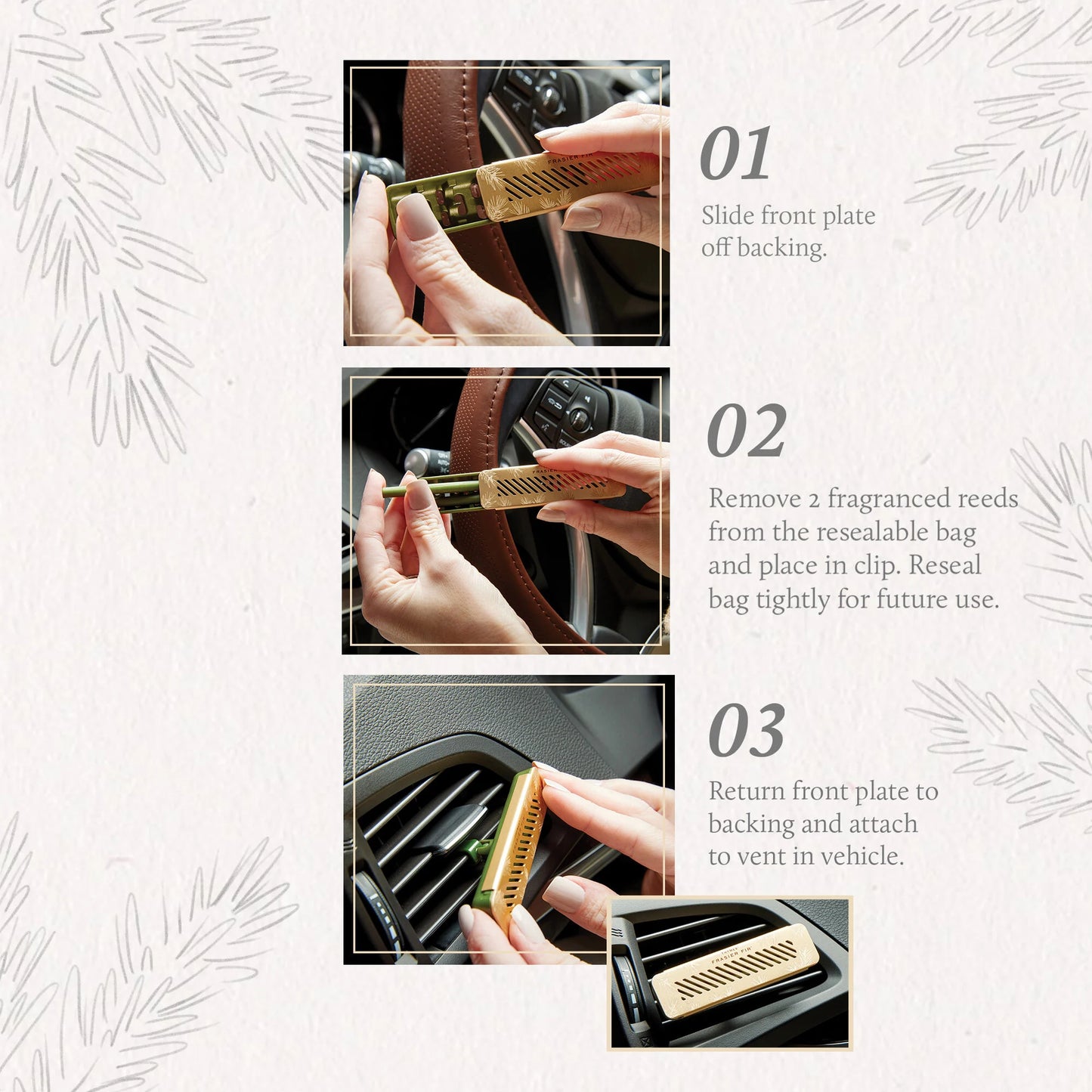 Frasier Fir Car Diffuser REFILL