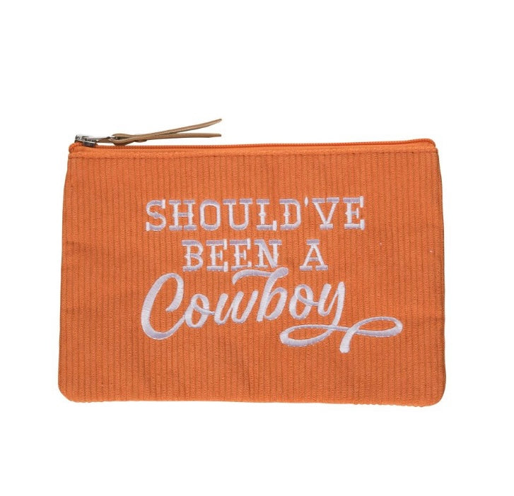 Should’ve Been a Cowboy Corduroy Bag