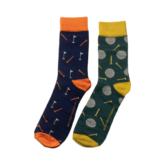 Golf Crew Socks, 2 pairs