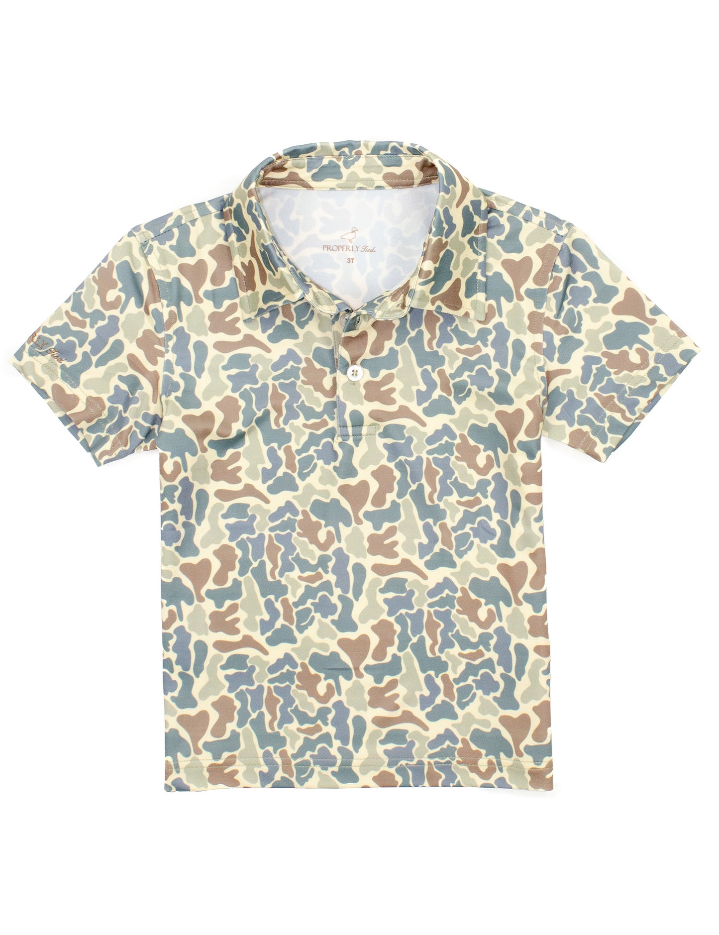 PT Youth Inlet Polo, Field Camo