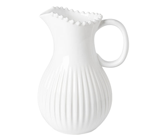 Pearl White Pitcher