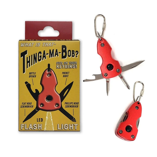 "Thinga-Ma-Bob" Keyring Flashlight Multi tool, Keyring Organizer
