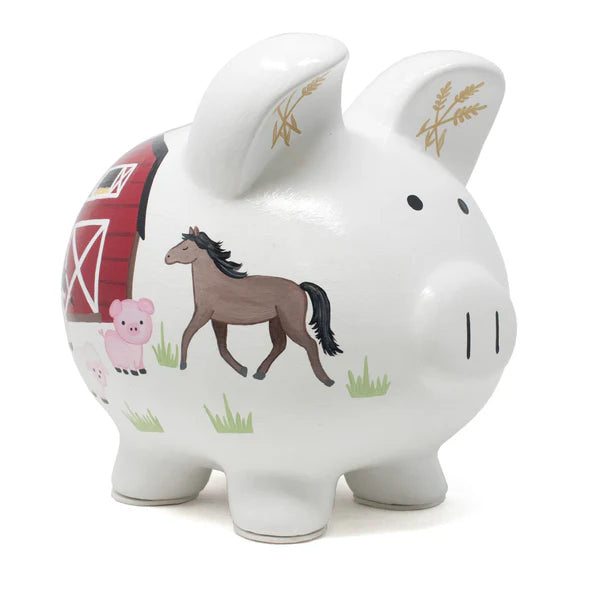 Barnyard Piggy Bank