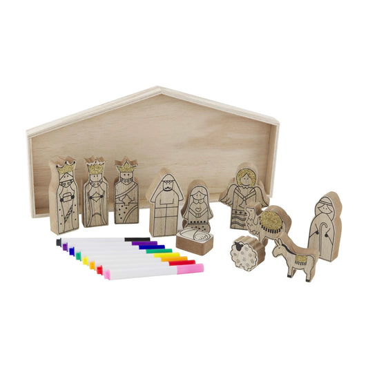 Color Yourself Nativity Set