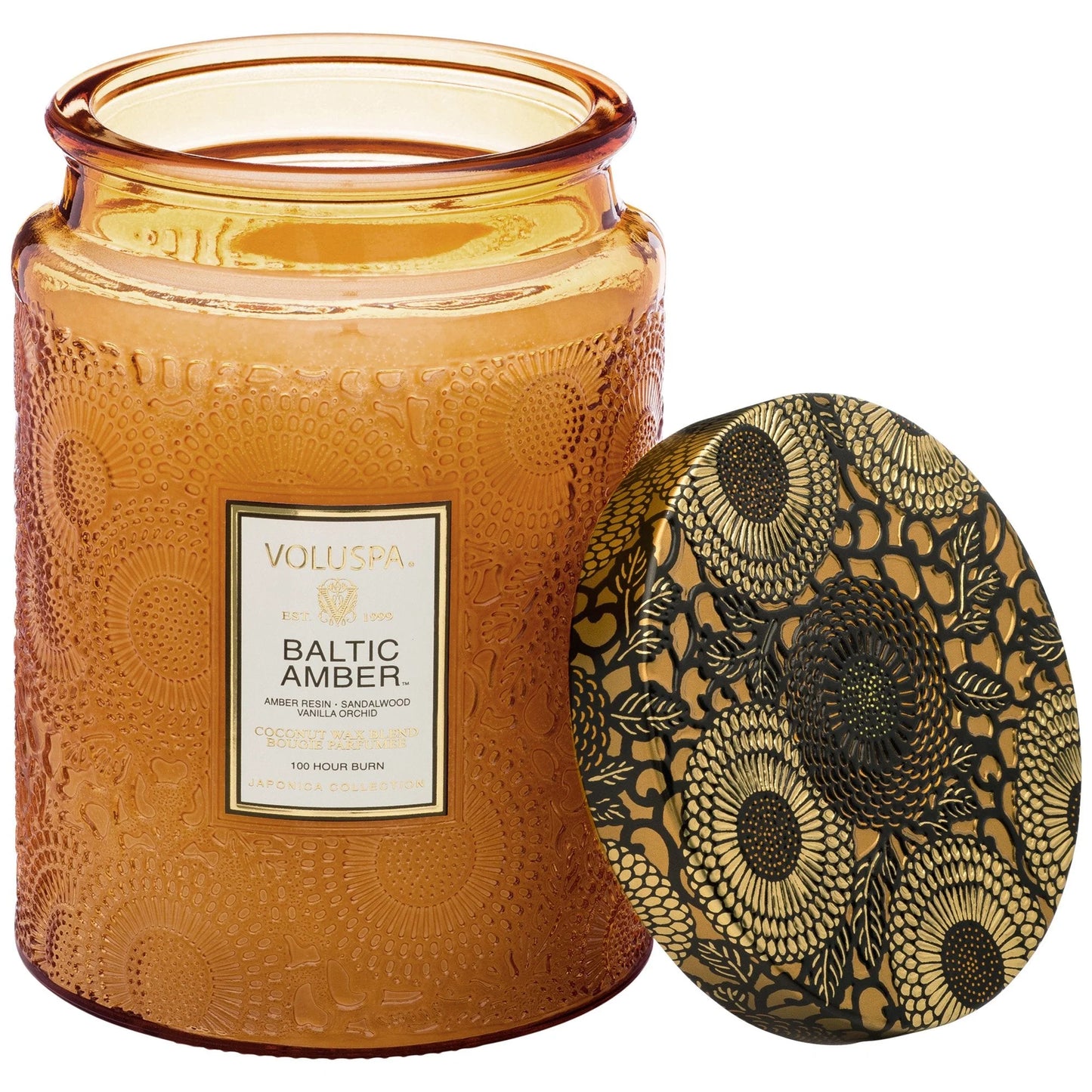 Baltic Amber 18oz Large Jar Candle