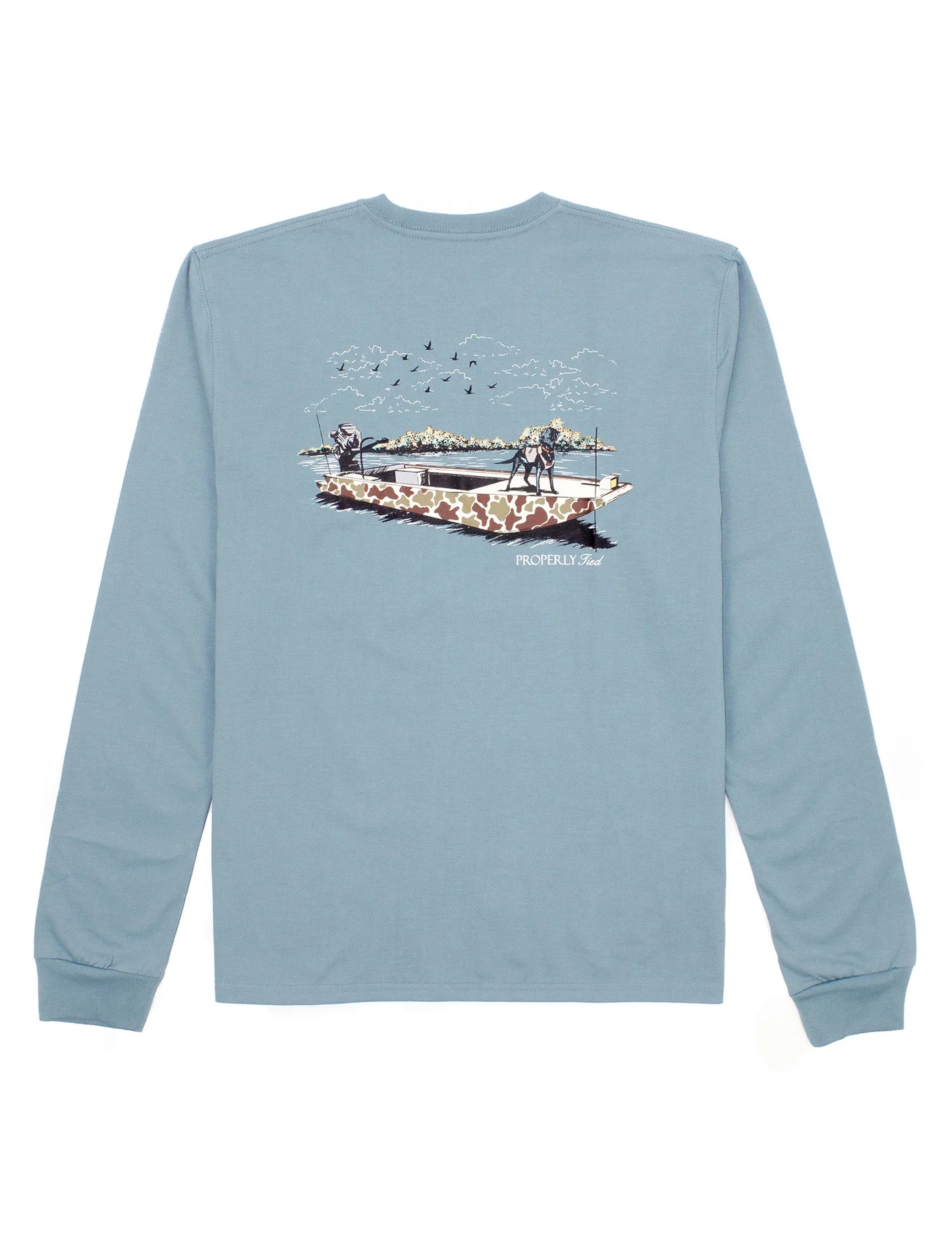 PT Boat Ride LS Steel Blue