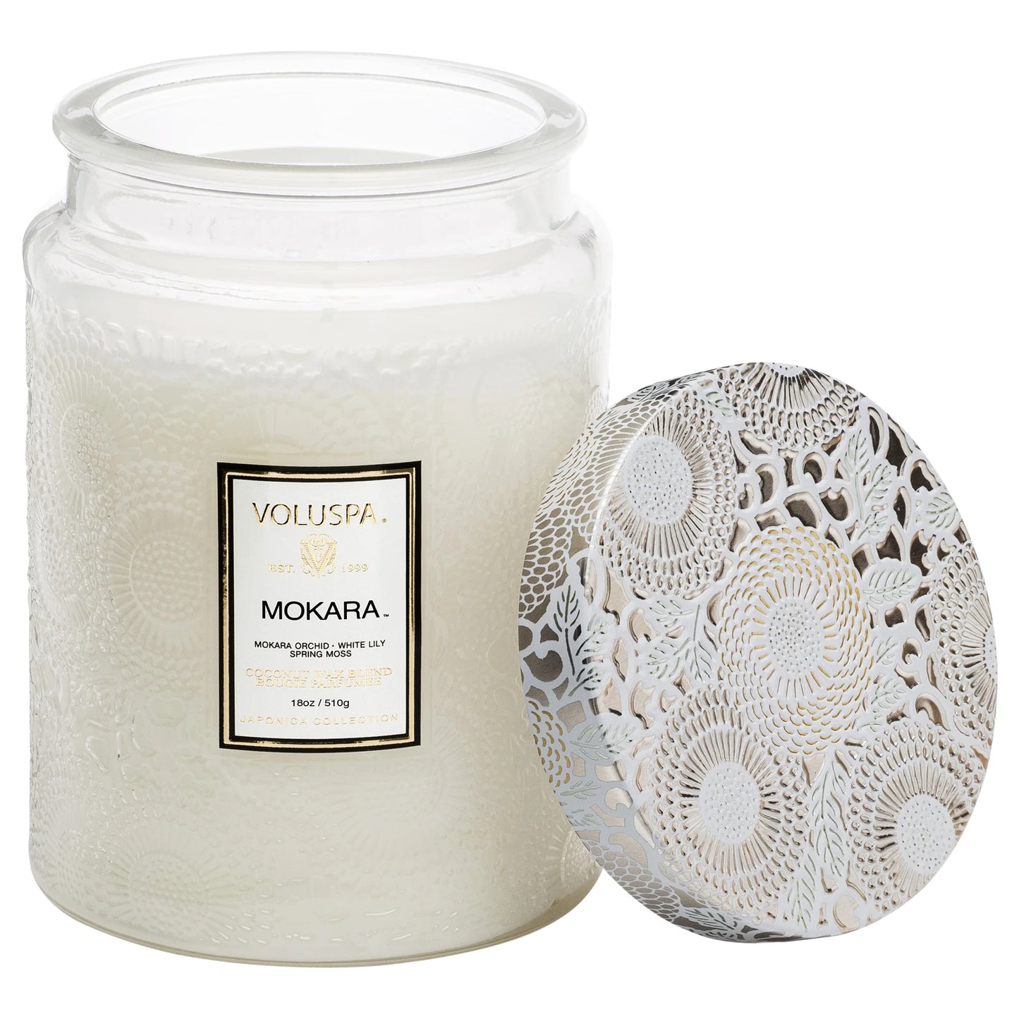 Mokara 18oz Large Jar Candle