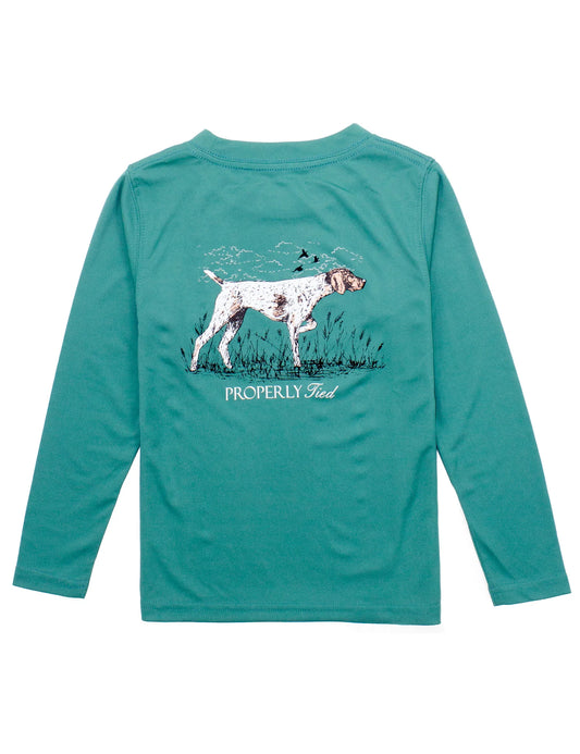 PT Youth Performance LS Pointer Teal