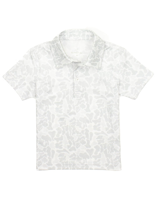 PT Youth Inlet Polo, Snow Camo