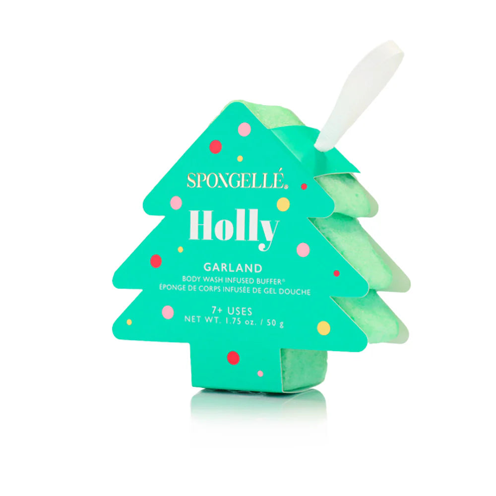 Holiday Tree Spongelle - Holly