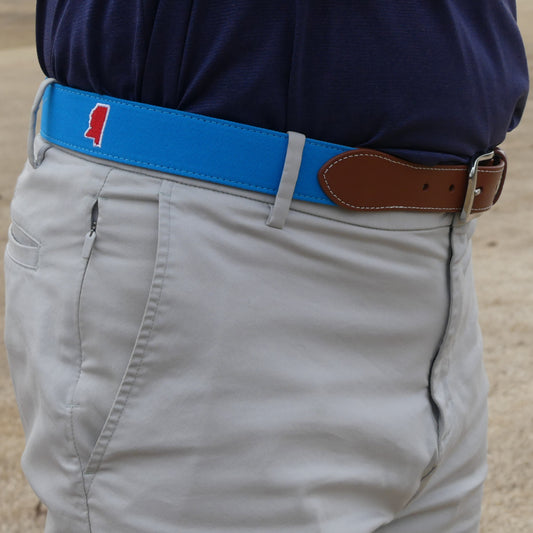 The Sip Needlepoint Belt