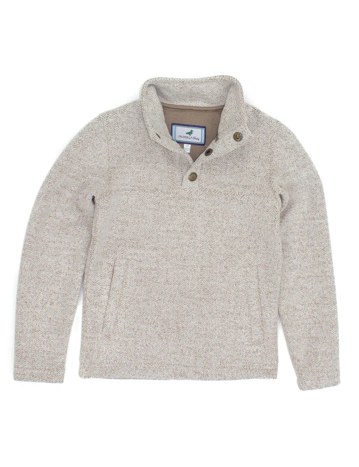 PT Youth Upland Pullover Cream