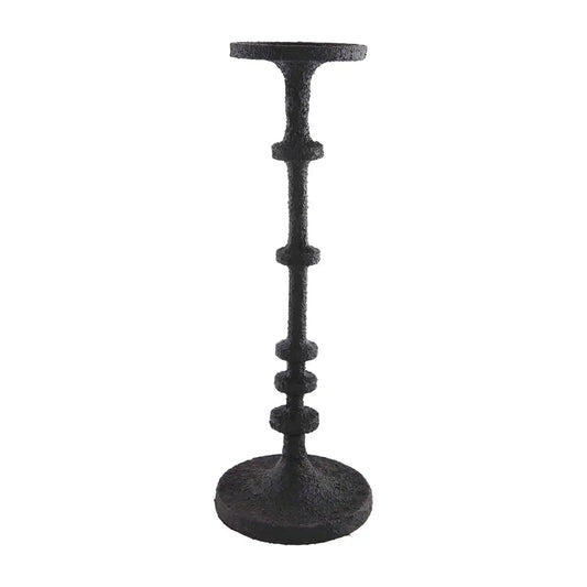 Small Black Metal Candlestick